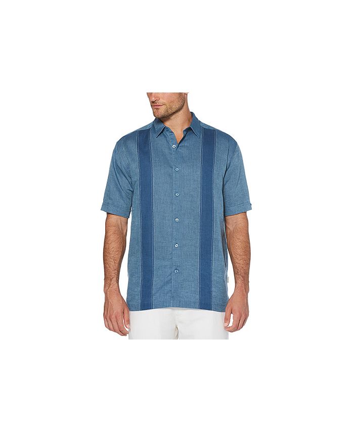 Cubavera Men's Short-Sleeve Panel Shirt & Reviews - Casual Button-Down ...