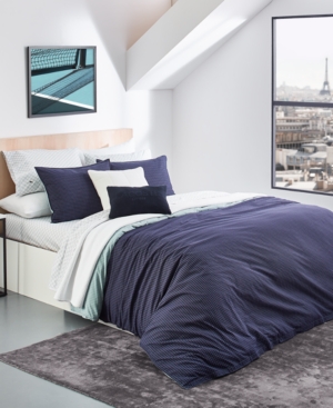 Lacoste Cross Court Twin/Twin Xl Reversible Comforter Set Bedding