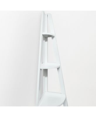 5-Shelf Corner Ladder Bookcase