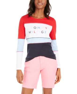 tommy hilfiger logo top