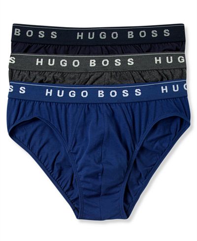 BOSS Men's Underwear, 3 Pack Cotton Mini Briefs