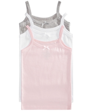 Maidenform Little Girls & Big Girls 3-Pack Cotton Camisoles