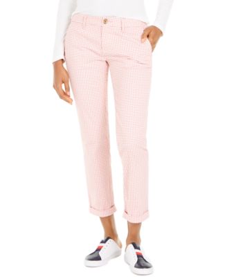 tommy hilfiger pink pants