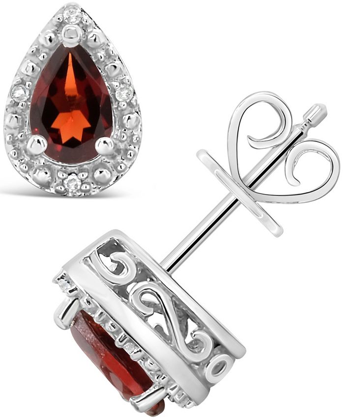 Macy's best sale gemstone earrings