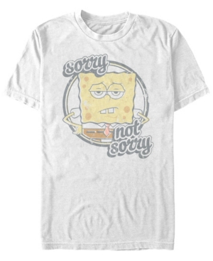 Fifth Sun Men's Sorry Not Sorry Short Sleeve Crew T-shirt In White