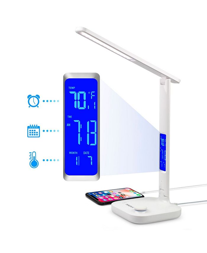 Innoka Dimmable LED Desk Lamp with USB Charging Port Built In LCD