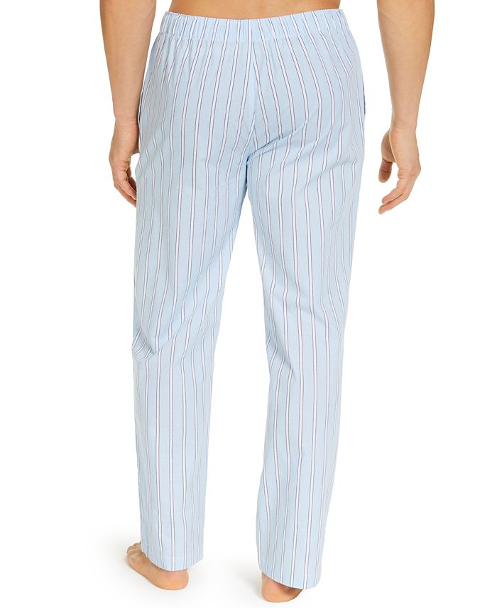 Club Room Men's Striped Cotton Pajama Pants, Created for Macy's - Macy's
