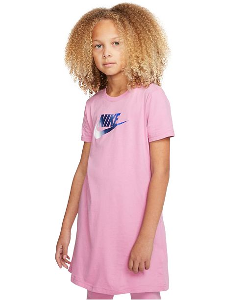 Nike Big Girls Sportswear Cotton T Shirt Dress Reviews All