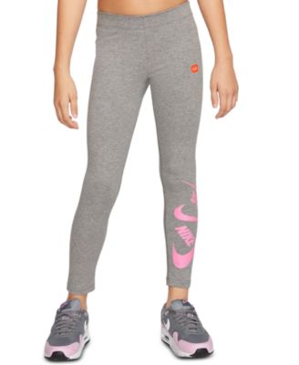 nike logo print leggings