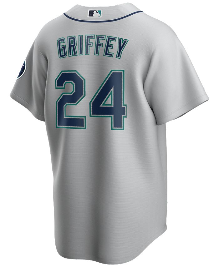 Men's Seattle Mariners Nike Black/White Official Replica Jersey