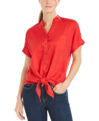 red blouses macys