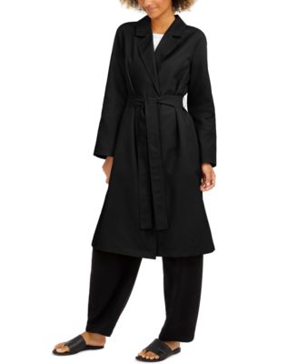 Eileen Fisher Belted Trench Coat - Macy's