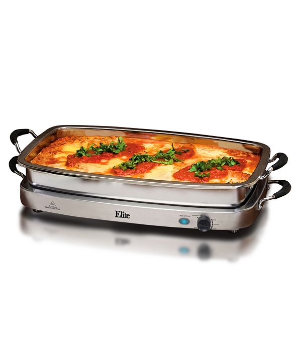 Elite by MaxiMatic Elite Platinum Deluxe 3 x 2.5 Qt. Stainless Steel