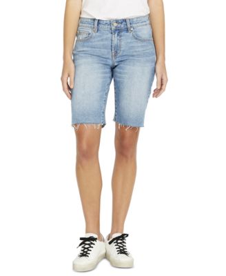 frayed bermuda shorts