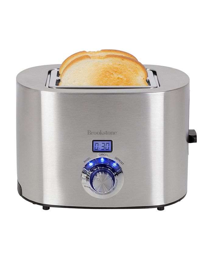 Kalorik Brookstone Stainless Steel Digital 2Slice Rapid Toaster Macy's