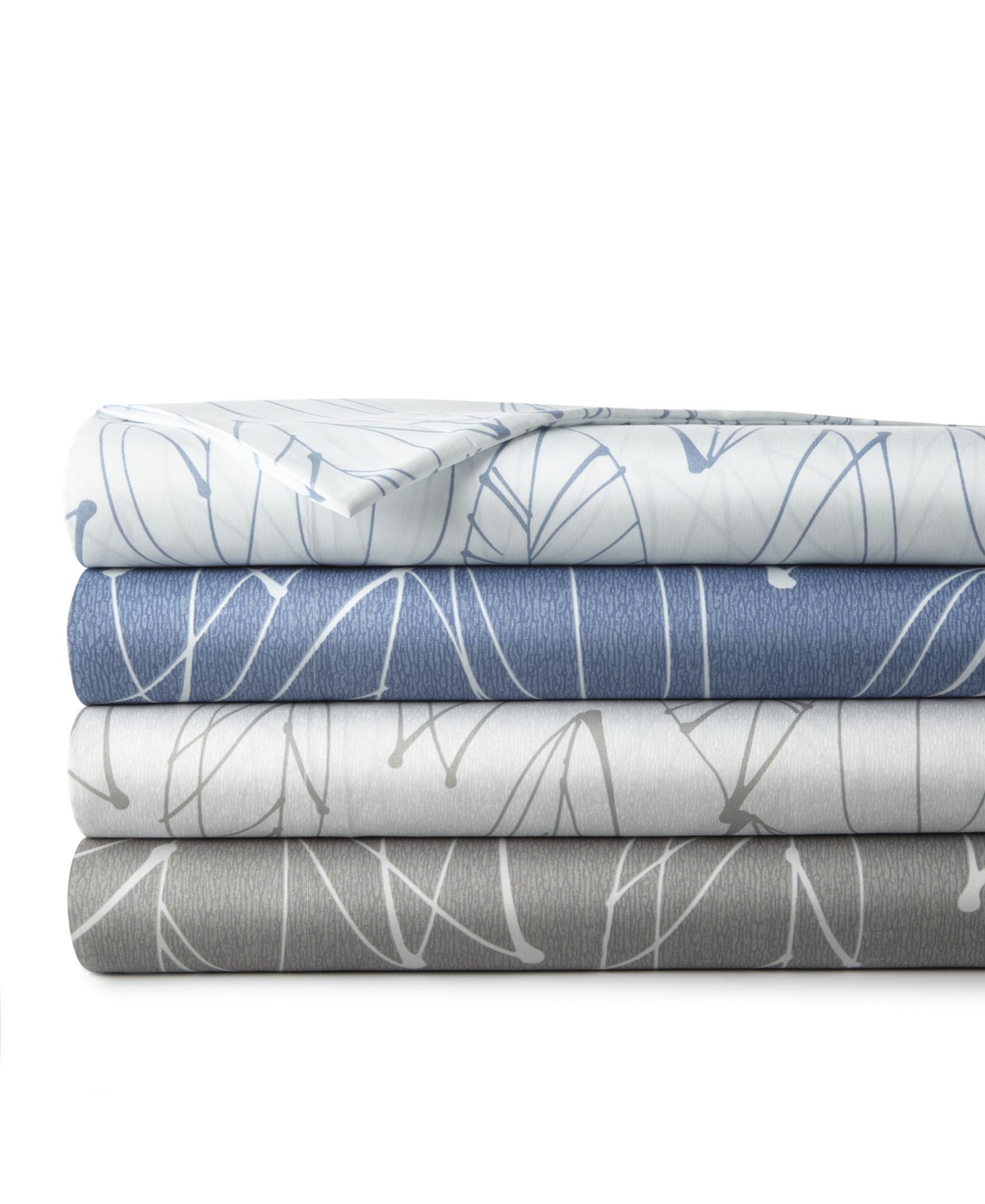 Southshore Fine Linens Modern Foliage Ultra Soft 4-Pc. Sheet Set