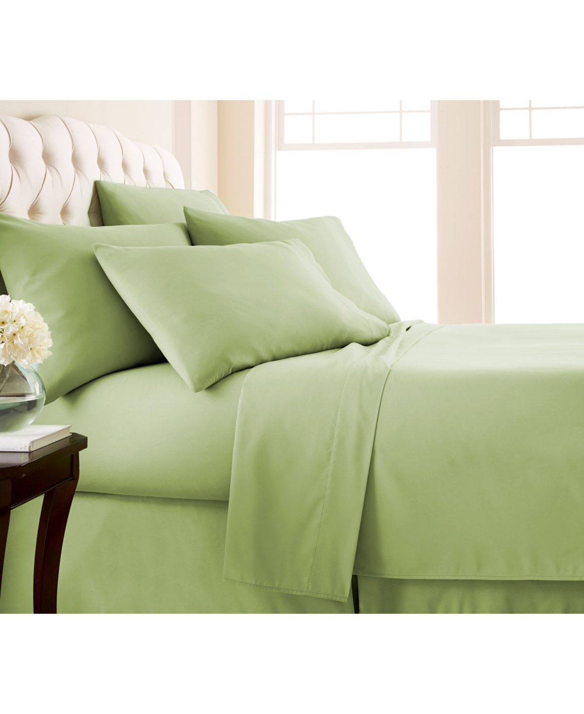 Southshore Fine Linens Sheet Set for Adjustable Mattresses with Bonus Pillowcases 7-Piece Set, Split