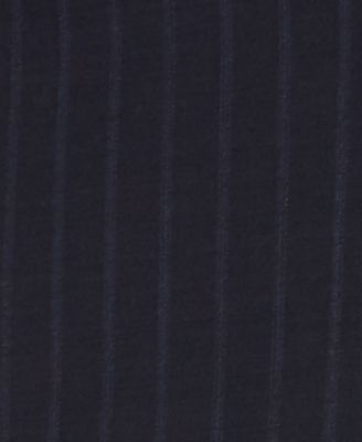 A|X Armani Exchange Armani Exchange Men's slim-Fit Navy Blue Pinstripe Wool Suit Pants, Created for Macy's