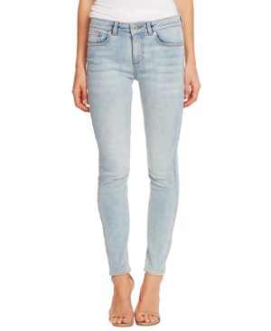image of CeCe Contrast-Trim Skinny Jeans