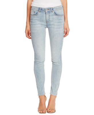 CeCe Contrast-Trim Skinny Jeans - Macy's