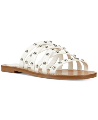 christian louboutin mens white spikes