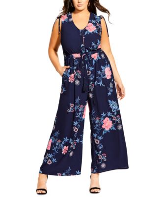 plus size flowy jumpsuit