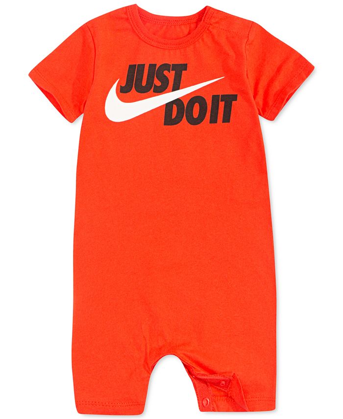 Nike Baby Boys Just Do it Romper - Macy's