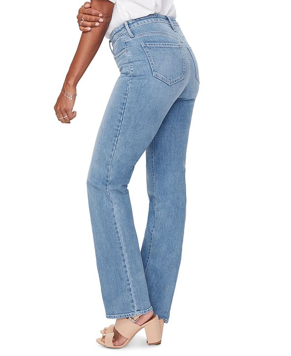 Saige Medium Wash Tummy Control Straight Leg Jeans