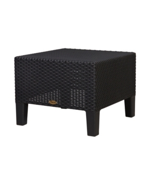 Lagoon Magnolia Rattan Side Table