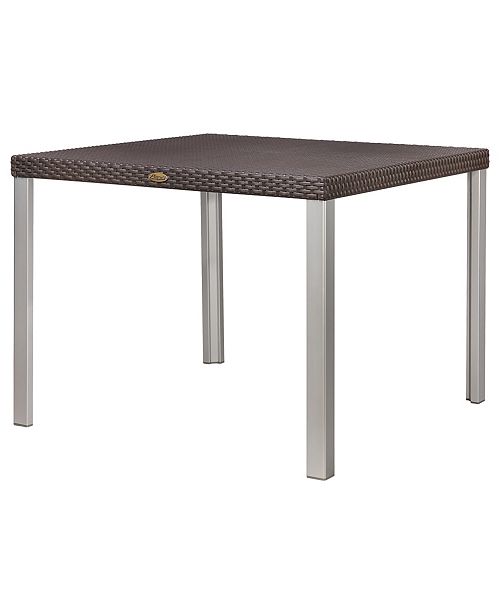 Lagoon Oslo Rattan Dining Table With Aluminum Legs Reviews