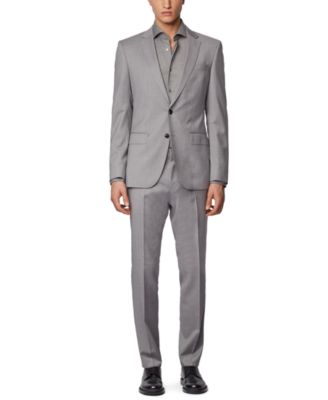 hugo boss silver suit