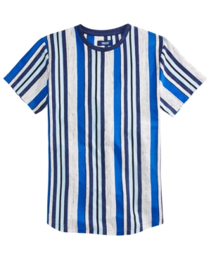 image of Univibe Big Boys Broth Textured Stripe T-Shirt
