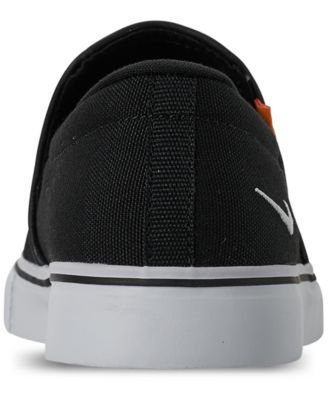 nike black slip on sneakers