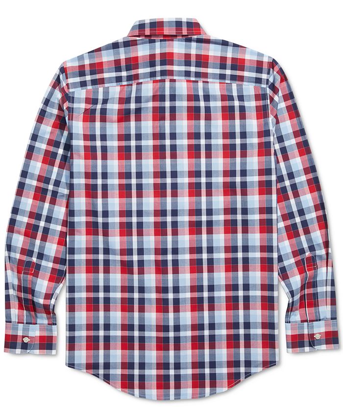 Tommy Hilfiger Men's SlimFit Franco Stretch Plaid Shirt with