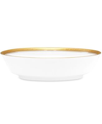 Noritake Crestwood Gold Oval Vegetable Bowl - Macy's