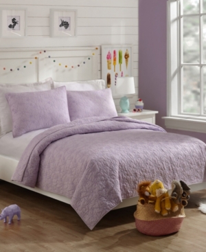 Flower Heart Twin 2-Piece Quilt Set Bedding