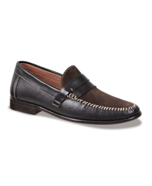 image of Sandro Moscoloni Men-s Whip Stitch Moc with Strap Men-s Shoes