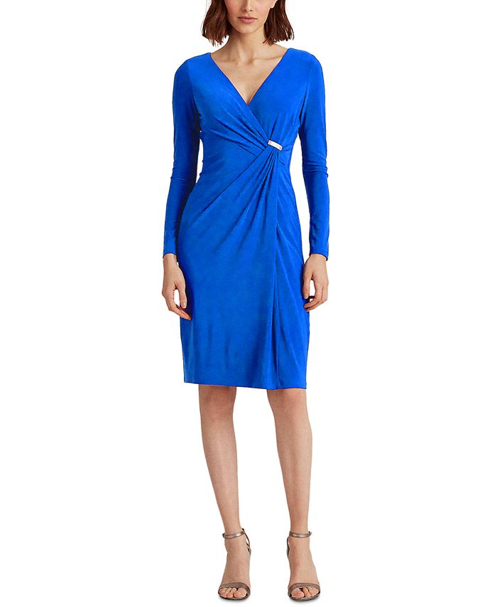 Lauren Ralph Lauren Petite Embellished Jersey Dress & Reviews - Dresses ...