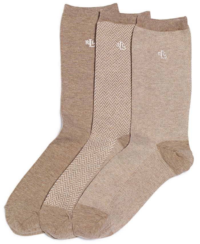 Lauren Ralph Lauren - Tweed Cotton Trouser 3 Pack Socks