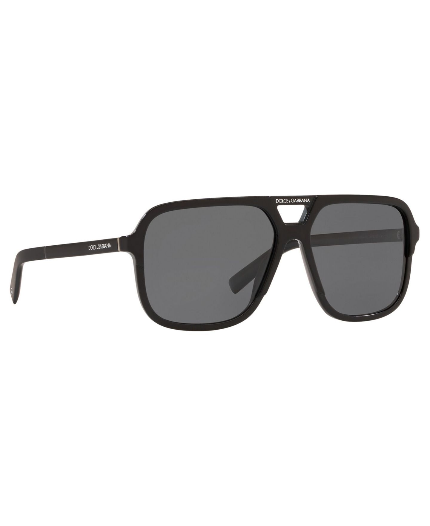Женские солнцезащитные очки Dolce&Gabbana Polarized Sunglasses, DG4354 58, цвет: Чёрный / Серый — фото 3