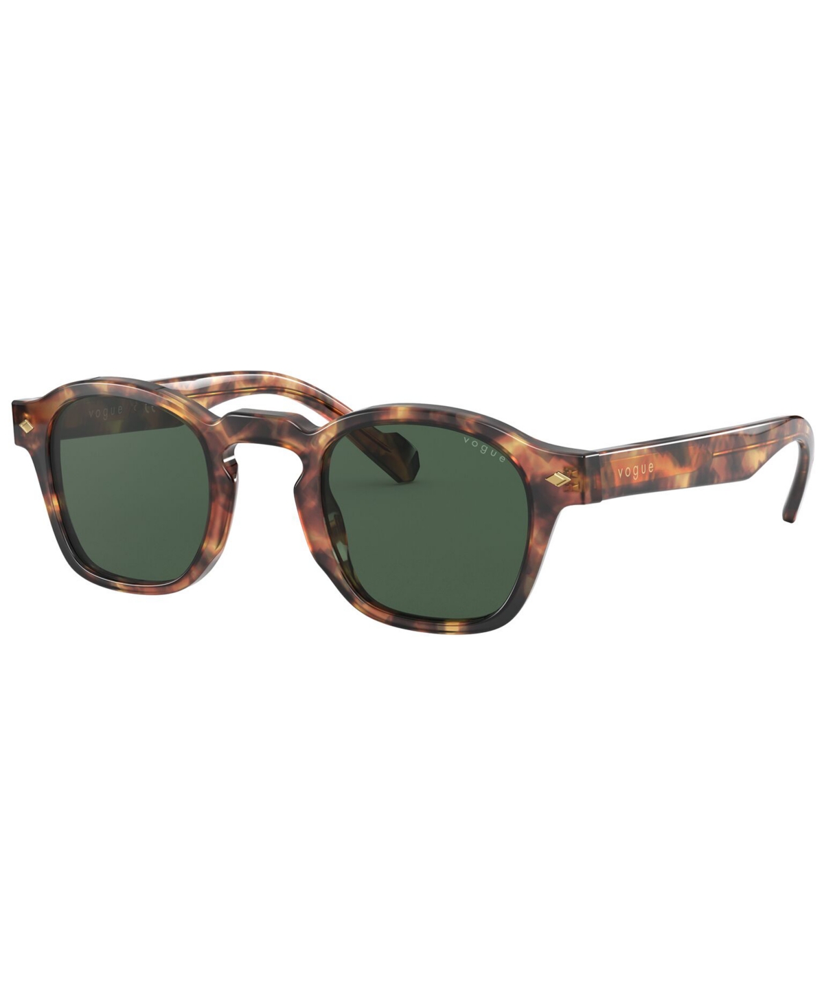 Vogue Eyewear Sunglasses, Vo5329s 48 In Havana Honey,dark Green
