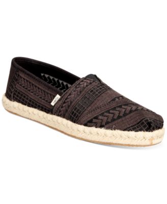 TOMS - Women's Arrow Embroidered Alpargata Flats