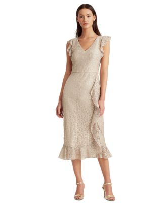 ralph lauren lace dress macy's