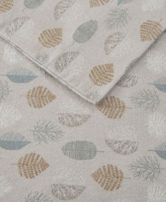 Novelty Printed Cotton Flannel 3-Pc. Sheet Set, Twin