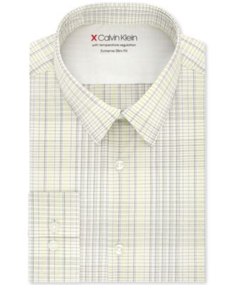 Calvin Klein - Men's Extra-Slim Fit Multi-Check Dress Shirt