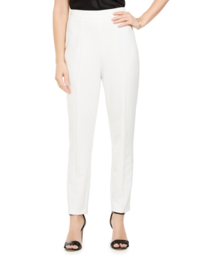 Adrianna Papell Petite Slim-leg Ankle Pants In Ivory