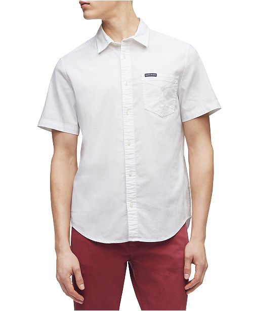 Calvin Klein Jeans Men S Omega Shirt Reviews Casual Button Down Shirts Men Macy S