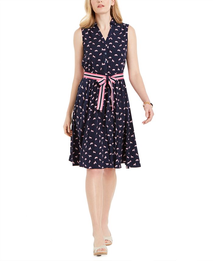 Charter Club Belted Shirtdress, Created for Macy's - Macy's