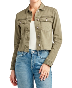 image of Sam Edelman Denim The Aimee Cropped Utility Jacket