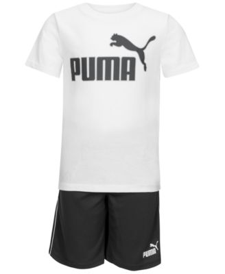 Puma Little Boys 2-Pc. Logo T-Shirt 